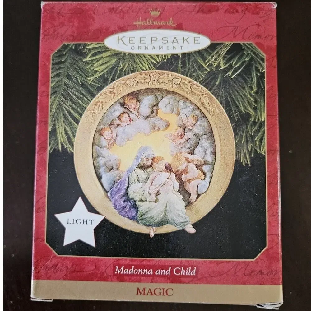 NEW 1997 MADONNA AND CHILD Magic Collector's Hallmark Keepsake Ornament